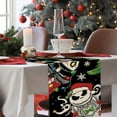 thumbnail image 6 of Christmas Jack Table Runner, Xmas Tree Kitchen Dining Table Decoration, Funny Holiday Winter Burlap Indoor Outdoor Home Decor Party Supply 13 x 72 Inches, 6 of 7