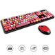 thumbnail image 1 of Teclado inalámbrico Bluetooth Teclado de máquina de escribir Compatible con Android, Windows, PC, Perfer para teclados de hogar y oficina Ormromra 2033481-1, 1 of 9