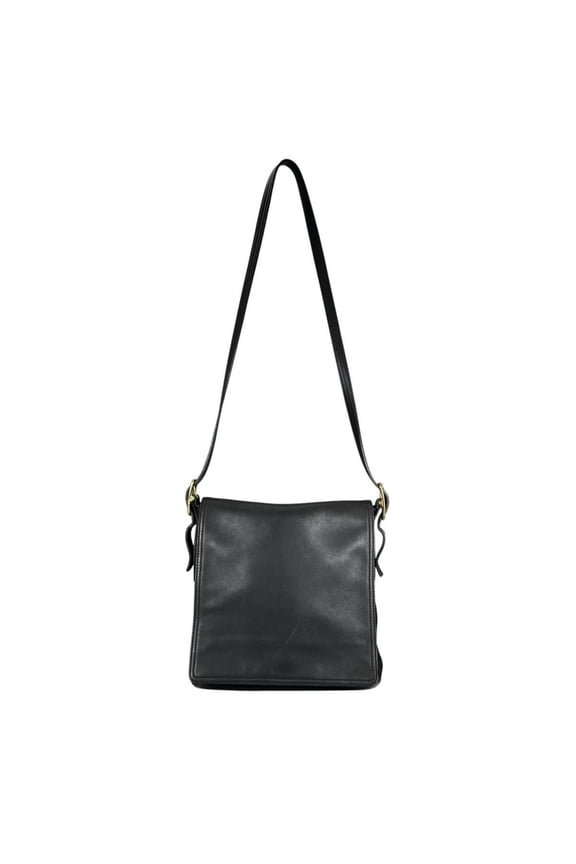 Pre-Owned Coach shoulder bag 9828, calf leather, Old Coach, black.