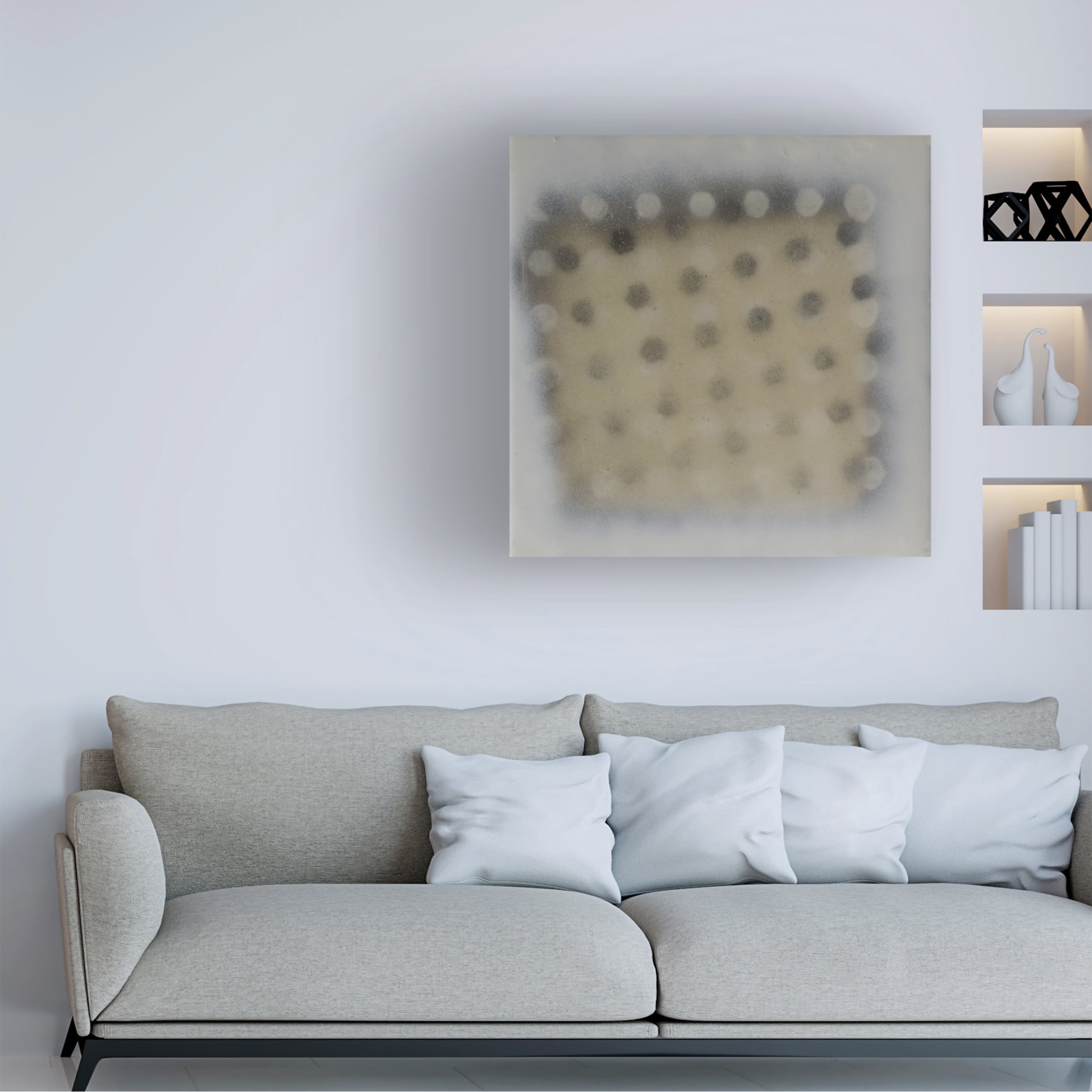 Trademark Fine Art Erin McGee Ferrell Polka Squares VIII Canvas Wall Art