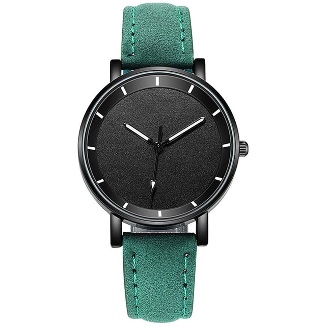 La correa de cuero casual de la moda mira el vestido pequeño del reloj del cuarzo del dial de las señoras Wmkox8yii gfajkfgbkjabf1245