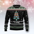 thumbnail image 4 of Sudadera unisex informal de invierno con estampado 3D de árbol de Navidad, Papá Noel, tatuaje, gato, animal, ciervo, oso, fea, M1, 4 of 5