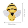 thumbnail image 2 of 20pcs abejas imanes de nevera abejas imanes de nevera pizarra imanes de abeja, 2 of 5