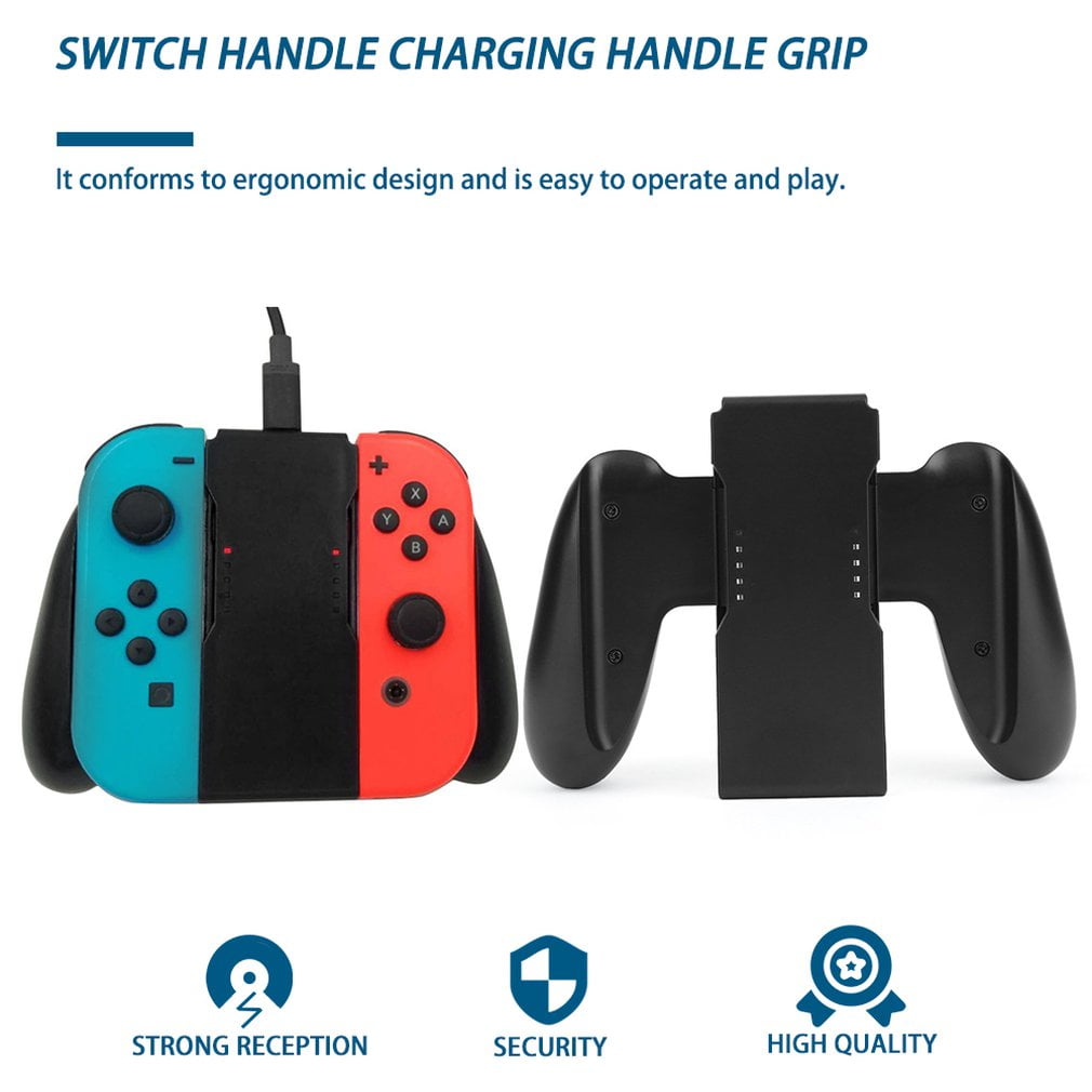 Joy Con Charging Grip, Joycon Comfort Grip with TypeC PowerPort and Charging Cable for Nintendo