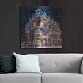thumbnail image 6 of Luxe Metal Art 'Mexico City Estanquillo Museum' by Pedro Gavidia, Metal Wall Art, 36"x36", 6 of 9