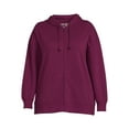 thumbnail image 3 of Terra & Sky Women's Plus Size Zip-Front Hoodie, 3 of 6