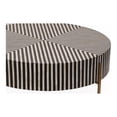 thumbnail image 4 of Moe's Home Collection Chameau 36" Round Iron/Resin Coffee Table in Multi-Color, 4 of 4