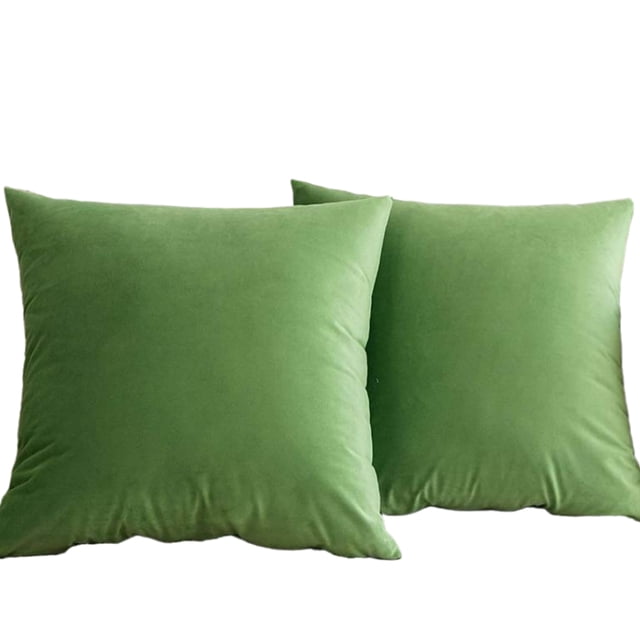 Fundas de cojín decorativas de terciopelo lumbar, paquete de 2 fundas de cojín sólidas suaves de lujo para sofá Vhermosa CZJJ-ZC22-7
