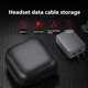 thumbnail image 3 of Injueey Estuche negro para auriculares Práctico bolsillo de malla Protección contra lluvia y derrames Línea de datos Caja de embalaje Cables de audio/vídeo, 3 of 6