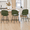 Green, variant on Carolayne 26.5" Swivel Bar Stools Set of 2, Modern Fabric Counter Height Bar stools with Back & Removable Cushion for Kitchen Island, Linen Color