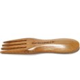thumbnail image 3 of BambooMN Solid Bamboo Stubby Spork 4" - All Natural Reusable Utensils - 100 pcs, 3 of 3