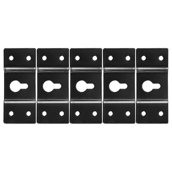 DIY Audio Sound Box Speaker Wall Mount Iron Hook Hanger Plate 5PCS