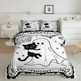 thumbnail image 2 of Feelyou Funny Halloween Ghost Bedding Comforter Set, Gothic Spider Web Twin Comforter Sets, Teens Boys Girls Kids Reversible Bedding Set, Ultra Soft Home Decor, 2-Piece, 2 of 8