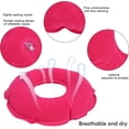 thumbnail image 3 of TRIANU Donut Pillow, 15" Inflatable Donut Cushion for Tailbone Pain Relief, Donut Pillow Seat Cushion for Hemorrhoids, Bed Sores, Prostatitis, Red, 3 of 9