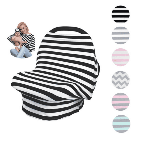 Amazon.com: No Touch Sign Car Seat Cover for Babies, Mom Privacy  Breastfeeding Scarf Shawl,Multi Use Infant Carseat Canopy for  Blanket/Shopping Cart/High Chair/Stroller, Newborn Baby Shower Gifts for  Boy Girl: Baby