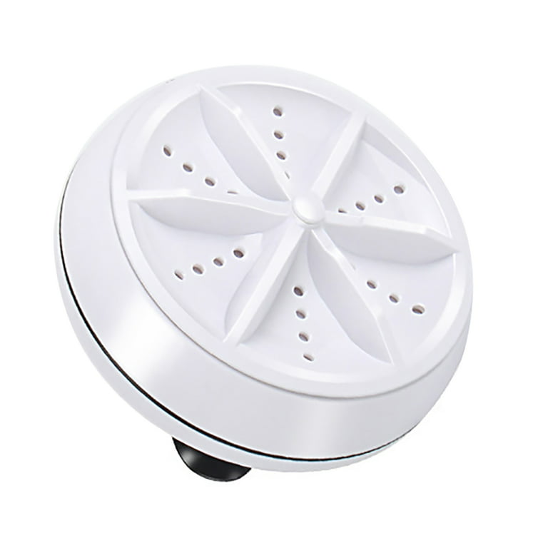 Yesbay Mini Washing Machine Rotating Ultrasonic Turbine Washer with USB  Cable,White 