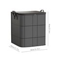 thumbnail image 2 of Portable Moving Storage Bags - Large Capacity Zippered Fabric Organizer for Bedding & Clothes - Foldable Heavy Duty Blanket Spacious Moving Storage Bins for Quilts, Comforters, M-150L, 2 of 5