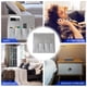 thumbnail image 5 of Organizador de sillón reclinable para TV, control remoto, teléfono y revistas (gris claro), 5 of 8