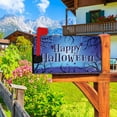 thumbnail image 2 of Happy Halloween Mailbox Cover Blue Night Dead Tree Spooky Graveyard Gloomy Spider Web Scary Magnetic Mailbox Covers Hallowmas Mail Box Post Letter Cover for Home Yard Standard Size 21x25.5 Inch, 2 of 6