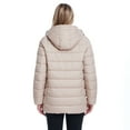thumbnail image 2 of Women's Weathercast Hooded Puffer Coat with Cozy Pile Color: Beechwood Size: MEDIUM, 2 of 4