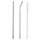 thumbnail image 2 of 1 Juego De Utensilios De Cocina, 2 Uds., Pajitas De Metal De Acero Inoxidable + Cepillo Para Taza, 2 of 8
