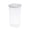 White, variant on Airtight Plastic Food Storage Containers with Flip Rotating Lid, Stackable Clear Pantry Canister for Grain, Cereal, Pasta, Dry Beans, 3 Color Lid Options,2L