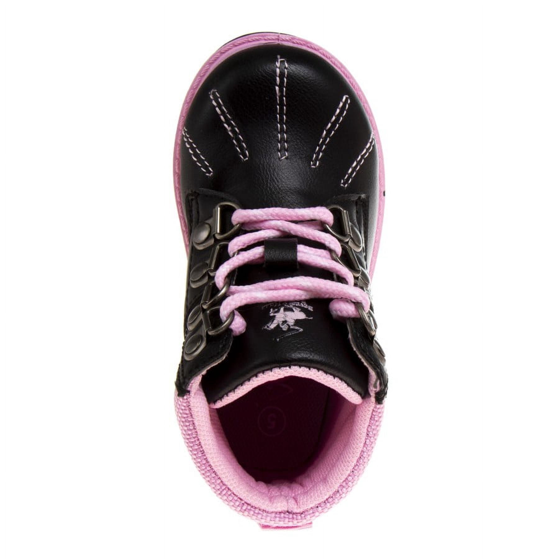 Beverly Hills Polo Club Toddler Girls Boots, Black, 5