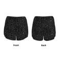 thumbnail image 3 of KLL Chemistry Formulas 3 Pattern Shorts Women,Athletic Shorts High Waisted Running Shorts Pocket Sporty Short Gym Elastic Workout Shorts-X-Large, 3 of 7