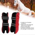 thumbnail image 3 of Botas protectoras para tendones de caballo, botas protectoras para tendones delanteros y traseros de caballo, botas de soporte transpirables para caballos, botas protectoras para caballos para compe, 3 of 5