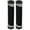 Black, variant on Nieyigj Non-Slip Silicone Mountain Bike Handlebar Grips with Bar End Plugs, Shock Absorbing, Black (5.1 inches / 130 mm)