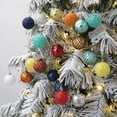 thumbnail image 4 of Xihbxyly Bolas Navideñas Decorativas de 8 Cm, de Plástico Resistente, Fáciles de Colgar, Ideales para Decorar El Hogar, Tiendas y Hoteles, Ideales para Celebraciones Navideñas., 4 of 5