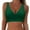 Green, variant on A Gray Women's Bikini Top V Neck Wrap Look Bralette Swimwear Sports Bikini Halterneck Bikini Swimwear Vacation Swimsuits Summer Beach Bikini Top