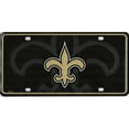 thumbnail image 1 of New Orlean Saints Primary Logo Metal License Plate, 1 of 1