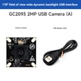 thumbnail image 3 of GC2093 2MP USB Camera Module USB2.0 Output Fixed Focus 81dB Linear Mode 105dB HDR Mode Onboard Microphone,1 x Camera Module 1 x USB Cable,Black, 3 of 8
