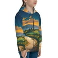 thumbnail image 5 of Kdxio Sunflowers At Sunset Pattern Kids Boys Girls Zip Up Hoodie 3D Printed Hooded Sweatshirt Hoody Coat with Pocket 7-12 Y-Medium, 5 of 6
