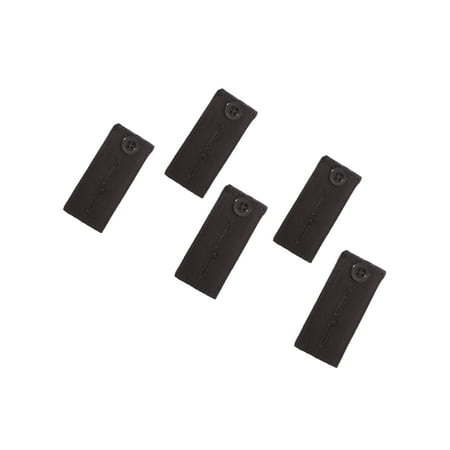 

Adjustable Pant Waistband Extension - Instant Comfort Pants Fit Again (Button 5-Pack Brown)