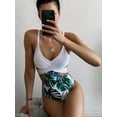 thumbnail image 5 of Leaf Print Swimsuit Ladies Tight One-piece Swimsuit, 5 of 5