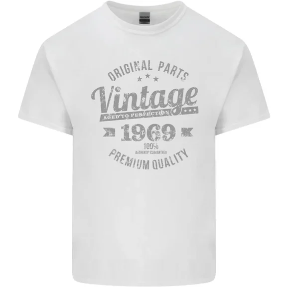 Hot Trending Vintage Year 56th Birthday 1969 T-Shirt White Design Preview Only