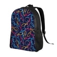 thumbnail image 2 of Balery Multicolor Bowling Mochila - Mochila Estilosa y Duradera para Laptop de 15 Pulgadas con Tela Oxford Impermeable, 2 of 8