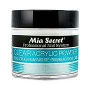 Mia Secret 1 oz Clear Acrylic Powder Professional Nail Art System