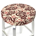 thumbnail image 6 of Cauagu Snake Print Round Stool Covers,Seat Cushion for Round Bar Stool Chair Seat Cover for Bar Round Chair Fits for 12/13/14in Bar Stool Cushion, 6 of 7