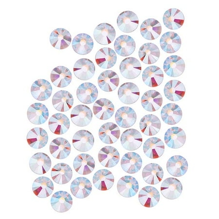 Swarovski Crystal, Round Flatback Rhinestone SS20 4.6mm, 50 Pieces, Crystal AB