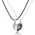 thumbnail image 1 of magnética para parejas, collar, imán para él y para ella, Blanco negro Hugo Collar a juego, 1 of 6
