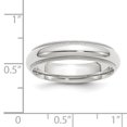 thumbnail image 2 of 10K White Gold 5mm Milgrain Comfort Fit Band Ring Size 8, 2 of 5
