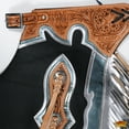 thumbnail image 3 of Hilason Handmade Genuine Leather Chaps Adult Handtooled Rodeo Bull Riding, 3 of 7