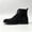 black, variant on Men's Cap‑Toe Lace‑Up Ankle Boots with Metal Eyelets, Low Block Heel for Casual Daily and Outdoor Styling