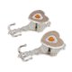 thumbnail image 5 of 1 Par De Gancho De apariencia Doble , Anillos Con Presillas Para Cortinas Plata, 5 of 8