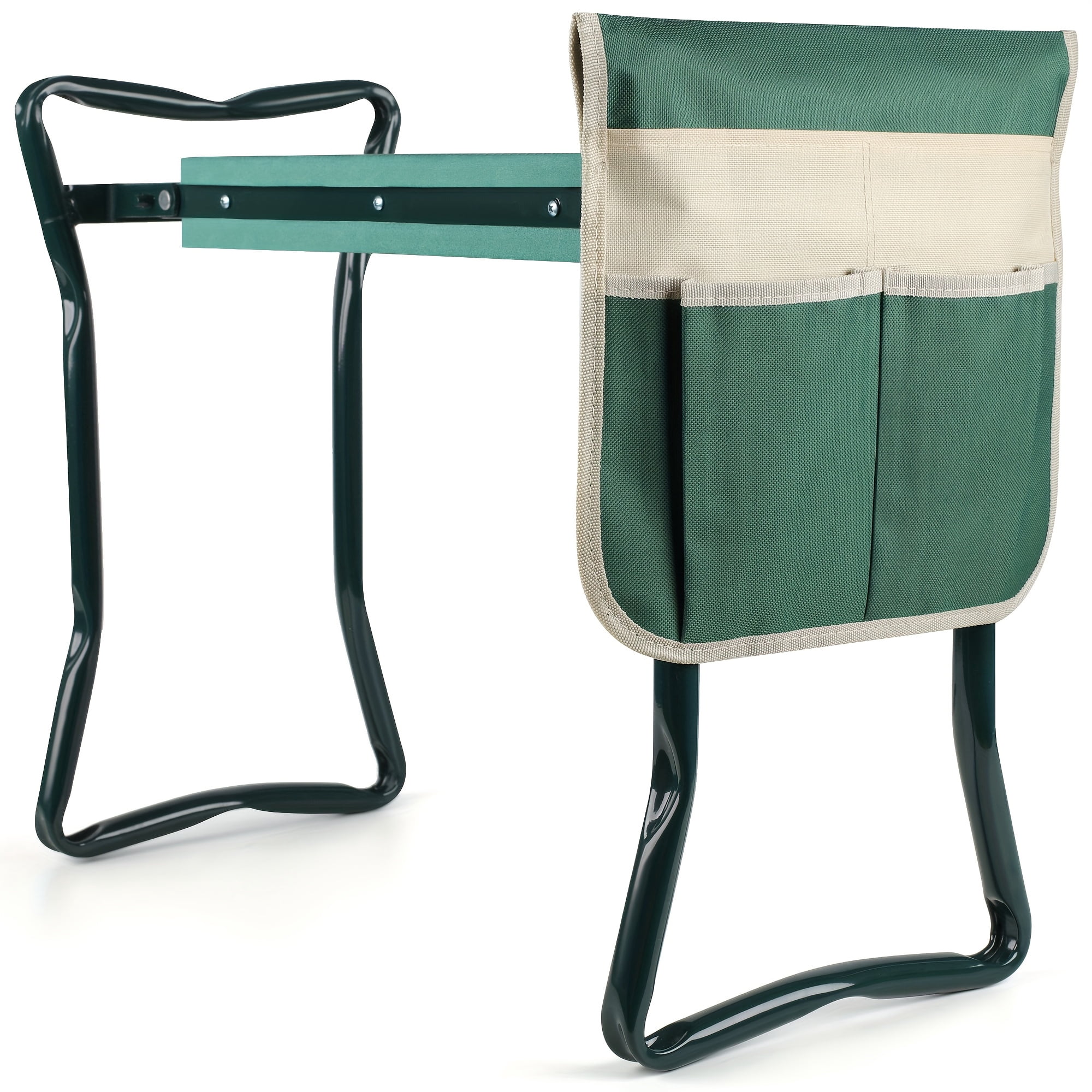 Foldable Garden Kneeling Pad & Seat with Thick Wide Cushion, Sturdy Bench for Kneeling and Sitting, Perfect Gift for Women & Seniors Who Love Gardening