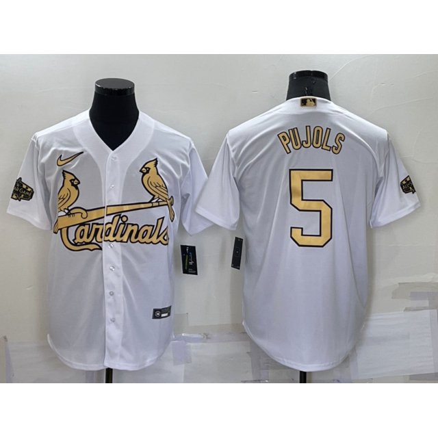 St.Louis Cardinals Baseball Jersey Men'S Embroidered Fan Edition