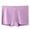Purple, variant on WREESH Womens Boyshorts Underwear Seamless Panties Soft Stretch Boxers Briefs Solid Fashion Briefs Comfortable Cotton High Waist Panties Purple